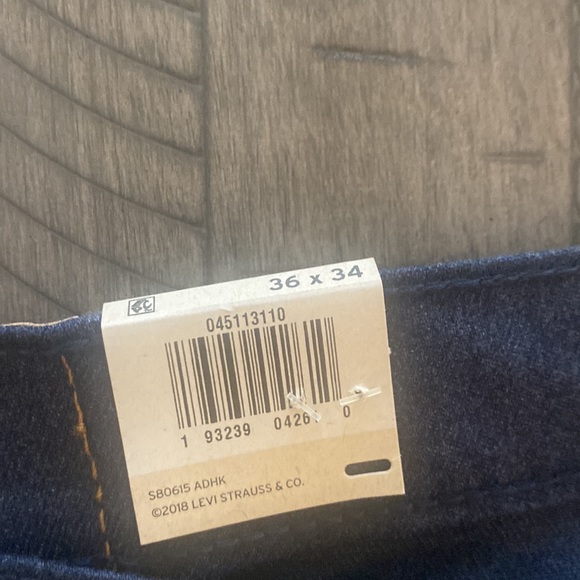 Levi’s 36x34 stretch slim jeans - Picture 2 of 4